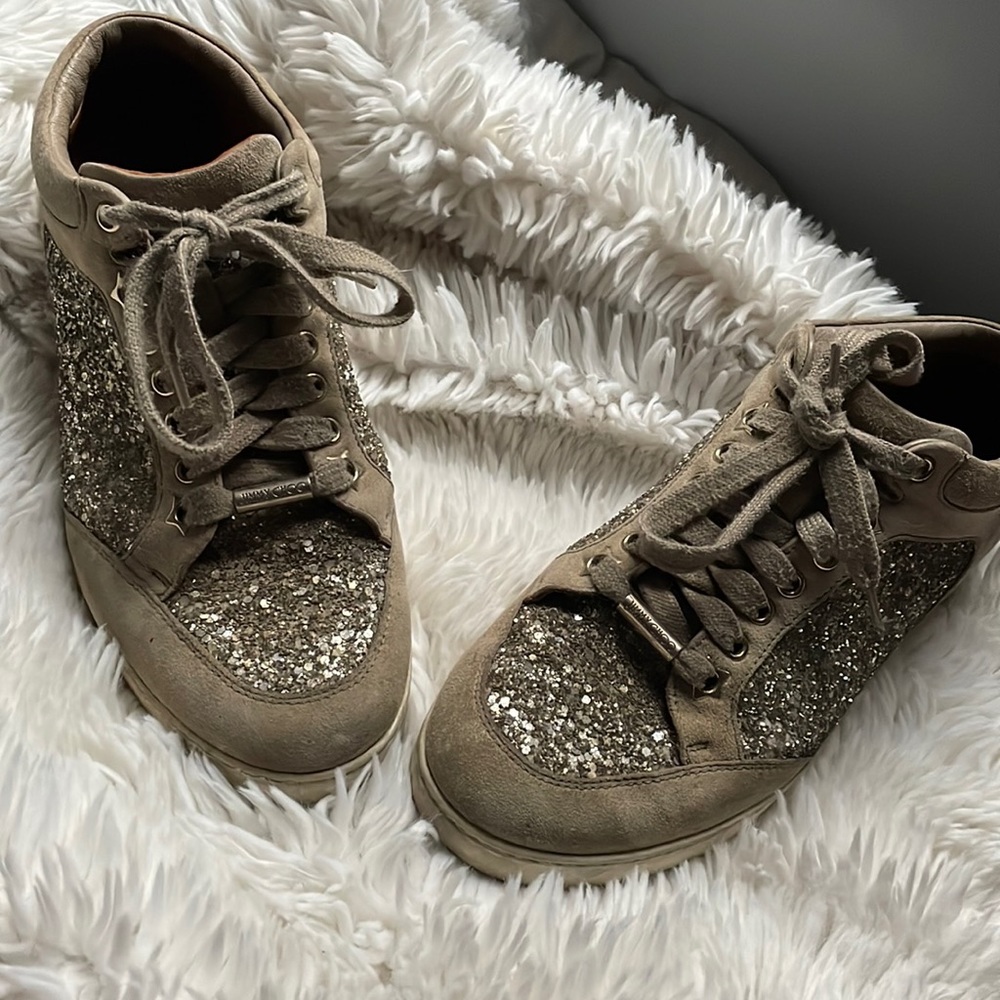 Authentic jimmy choo sparkle shoes
